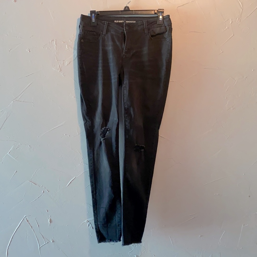 Old navy rockstar black jeans
